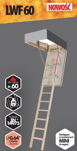 Schody strychowe FAKRO typ LWF60