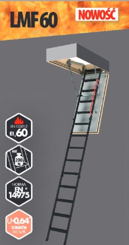 Schody strychowe FAKRO typ LMF60