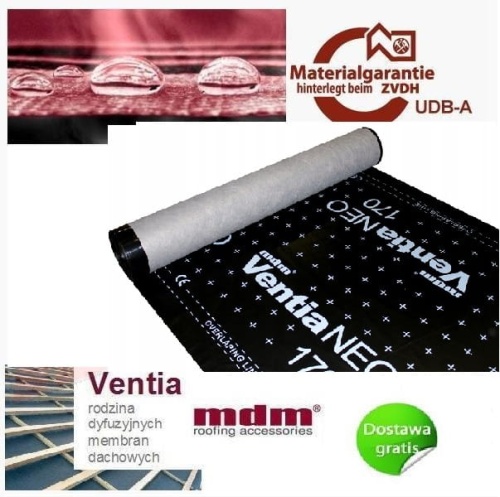 Membrana dachowa VENTIA NEO 170 - rolka 75m2