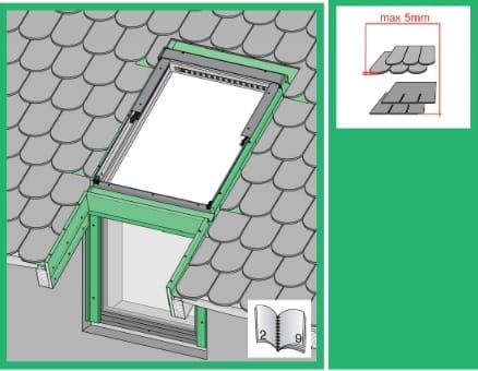 Zespolenie kolankowe FAKRO typ EUV-L/B Thermo