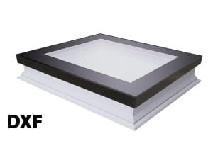Okno FAKRO DXF DU6 70x70  do płaskich dachów nieotwierane 
