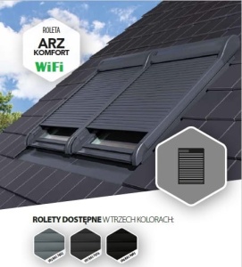 Roleta zewnętrzna Fakro ARZ KOMFORT WiFi 78x140