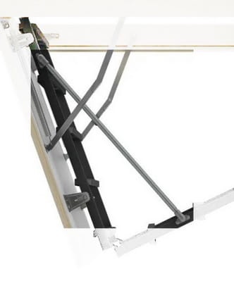 Mechanizm odciążający FAKRO LXM-M do schodów strychowych z drabinką metalową