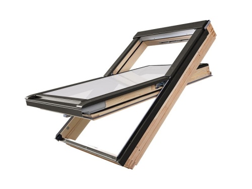 Okno dachowe FAKRO FTP-V U41 GPMX  GREENVIEW RAL7022