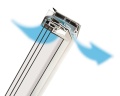 Okno FAKRO PTP-V U41 ABMX  RAL7016 GREENVIEW
