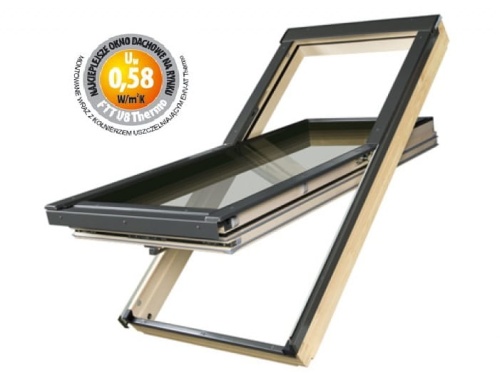 Okno dachowe FAKRO model FTT U8 THERMO 55X98