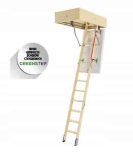 Schody strychowe FAKRO  LWT 60x130/305 Super Thermo  - 0,48 W/m2K