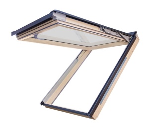 Okno FAKRO FPP-V MAX U41 BPMX 55x118 RAL9005 GREENVIEW