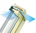 Okno dachowe FAKRO model FTP-V U4 RAL7016