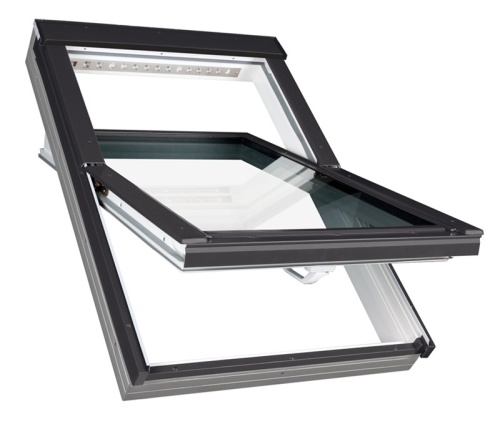 Okno dachowe FAKRO model PTP-V U4 RAL7016