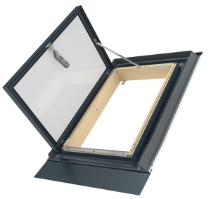 Wyłaz dachowy FAKRO model WLI 86x87 RAL7016