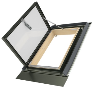 Wyłaz dachowy FAKRO model WLI 86x87 RAL7022