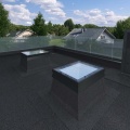 Okno renowacyjne DXA G53 45x75 nieotwieralne do płaskich dachów