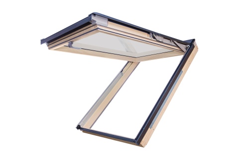 Okno dachowe FAKRO FPP-X MAX P50 BPMX 78x118 RAL9005 GREENVIEW