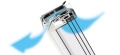 Okno FAKRO PPP-V MAX P50 GBMX 78x160 RAL7022 GREENVIEW