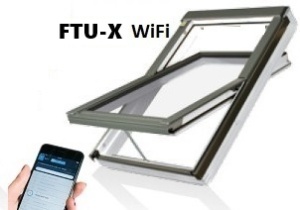 Okno dachowe FAKRO FTU-X P50 AUWX  WiFi 114x140 GREENVIEW