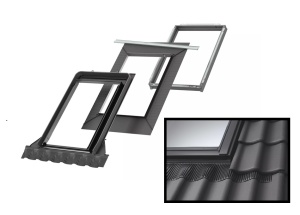 Kołnierz VELUX EDW FK04 2000  66x98 / zestaw do ciepłego montażu EDW + BDX + BFX