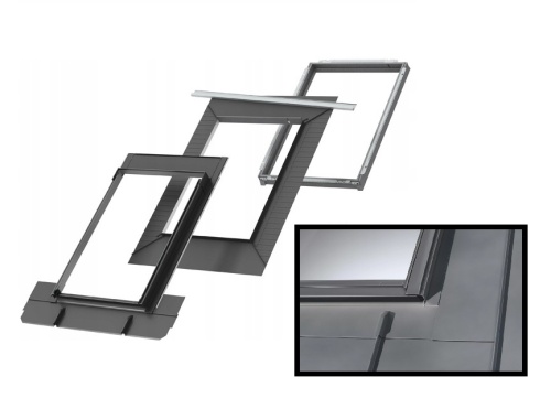 Kołnierz VELUX EDQ FK04 2000 66x98 / zestaw do ciepłego montażu EDQ + BDX + BFX