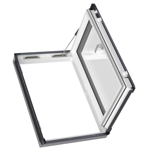 Okno wyłazowe PWP U41 GBMX 78x98 RAL7022 FAKRO GREENVIEW