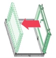 Okno wyłazowe PWP P50 ABMX 66x118 RAL7016 FAKRO GREENVIEW
