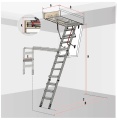 Schody strychowe Fakro LWE Energy Efficient GREENSTEP 0,65 W/m2K