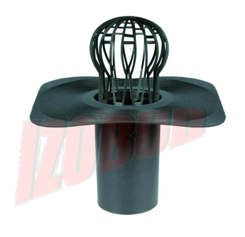 Wpust dachowy fi 140mm + koszyk ochronny