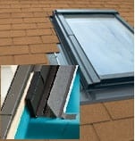 Kołnierz FAKRO typ ESV-T Thermo 55x78 do pokryć płaskich