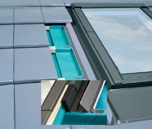 Kołnierz FAKRO typ EZV-FT Thermo 78x160 do dachówki płaskiej